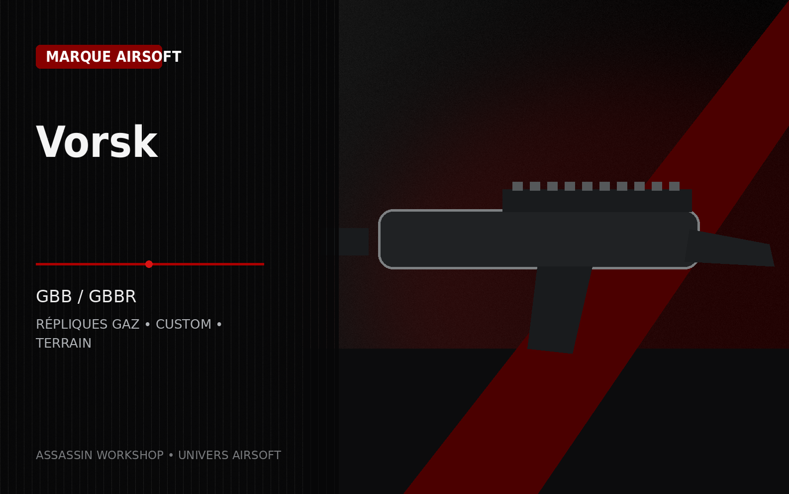 Vorsk – marque Airsoft | Assassin Workshop