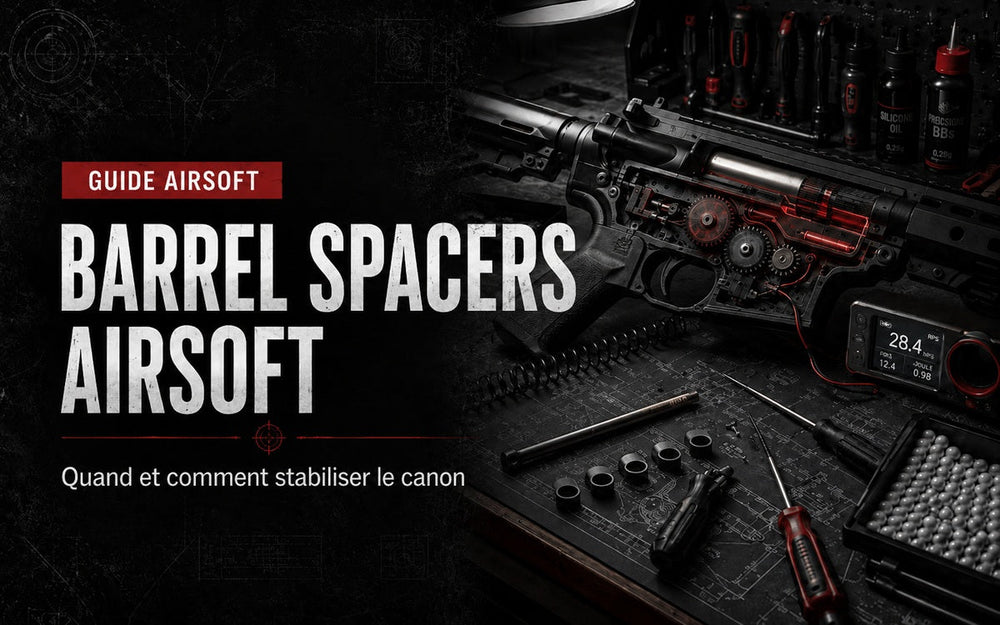 Barrel spacers Airsoft : quand et comment stabiliser le canon