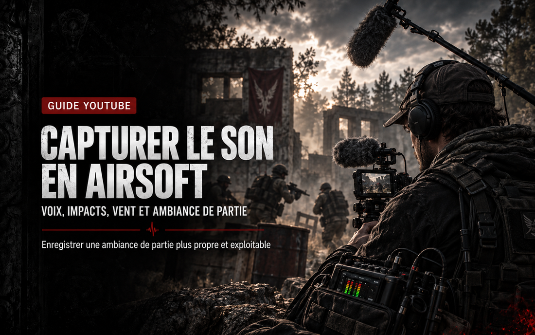 Capturer le son en Airsoft : voix, impacts, vent et ambiance de partie