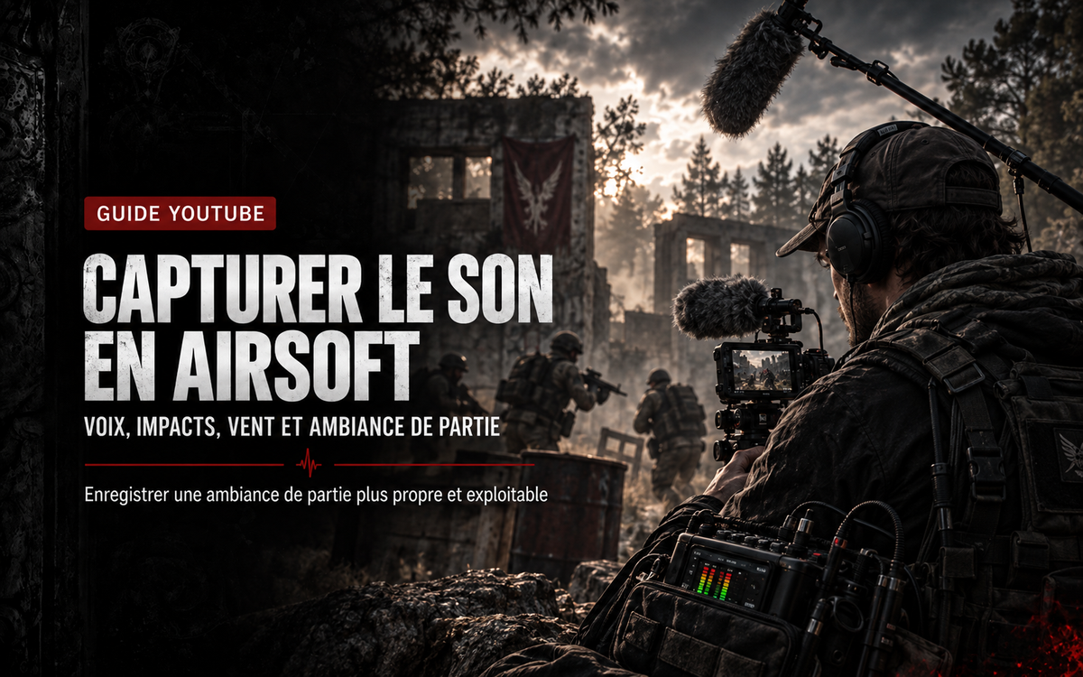 Capturer le son en Airsoft : voix, impacts, vent et ambiance de partie