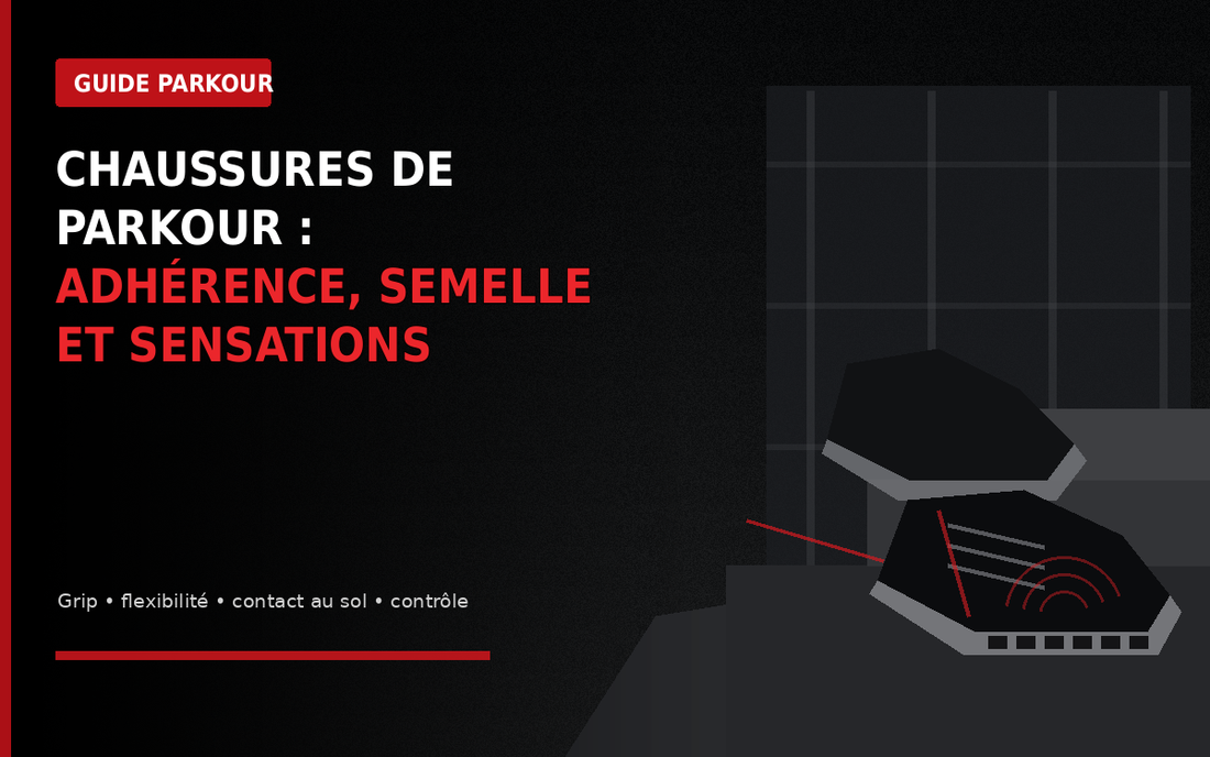 Chaussures de Parkour : adhérence, semelle et sensations