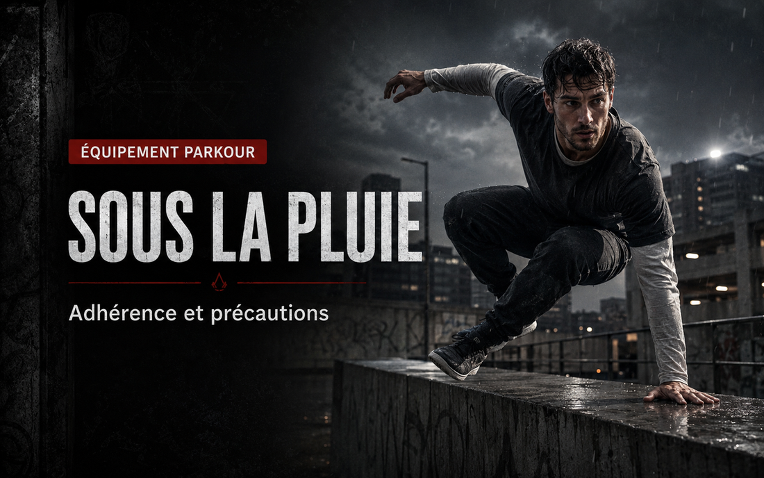 Chaussures de Parkour sous la pluie : adhérence et précautions