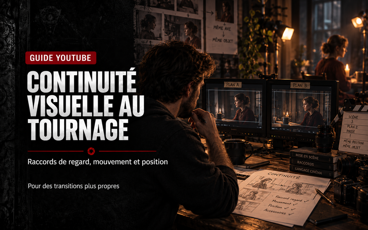 Continuité visuelle au tournage : raccords de regard, mouvement et position