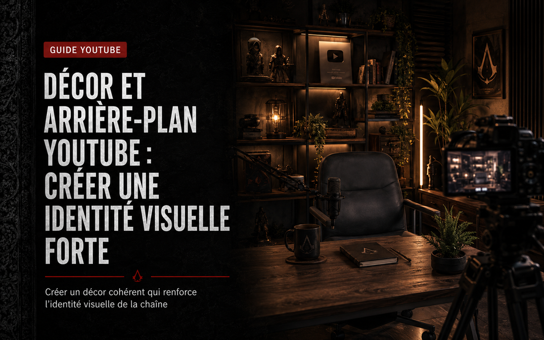 Décor et arrière-plan YouTube : créer une identité visuelle forte