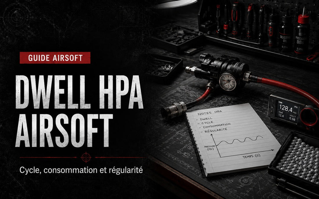 Dwell HPA Airsoft : cycle, consommation et régularité