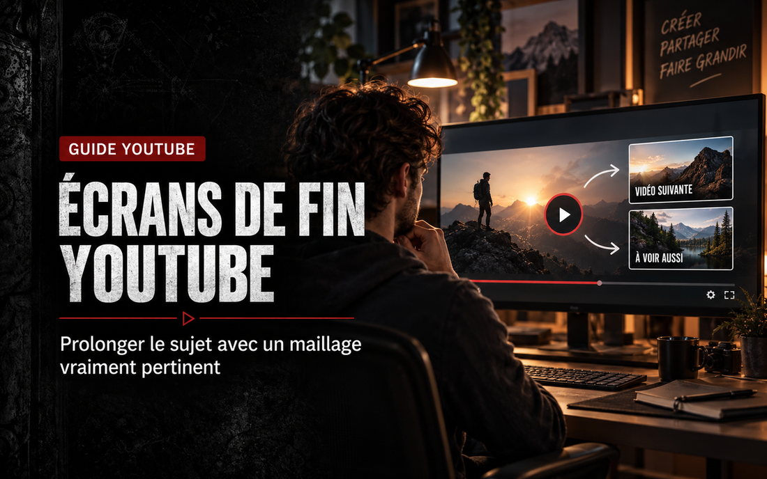 Écrans de fin YouTube : guider vers la prochaine vidéo
