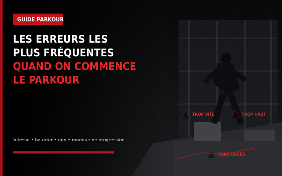 Les erreurs les plus fréquentes quand on commence le Parkour
