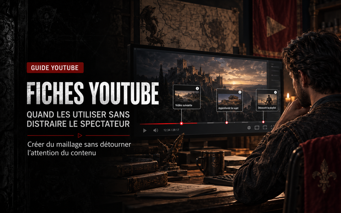 Fiches YouTube : quand les utiliser sans distraire le spectateur