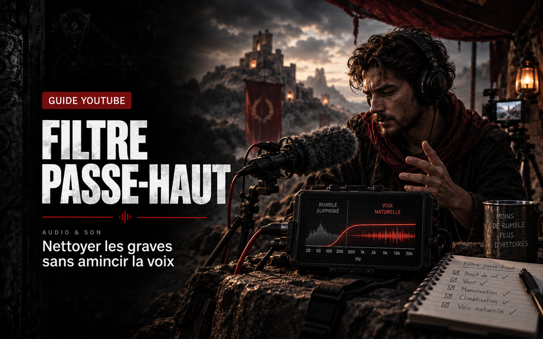 Filtre passe-haut en vidéo : nettoyer les graves sans amincir la voix