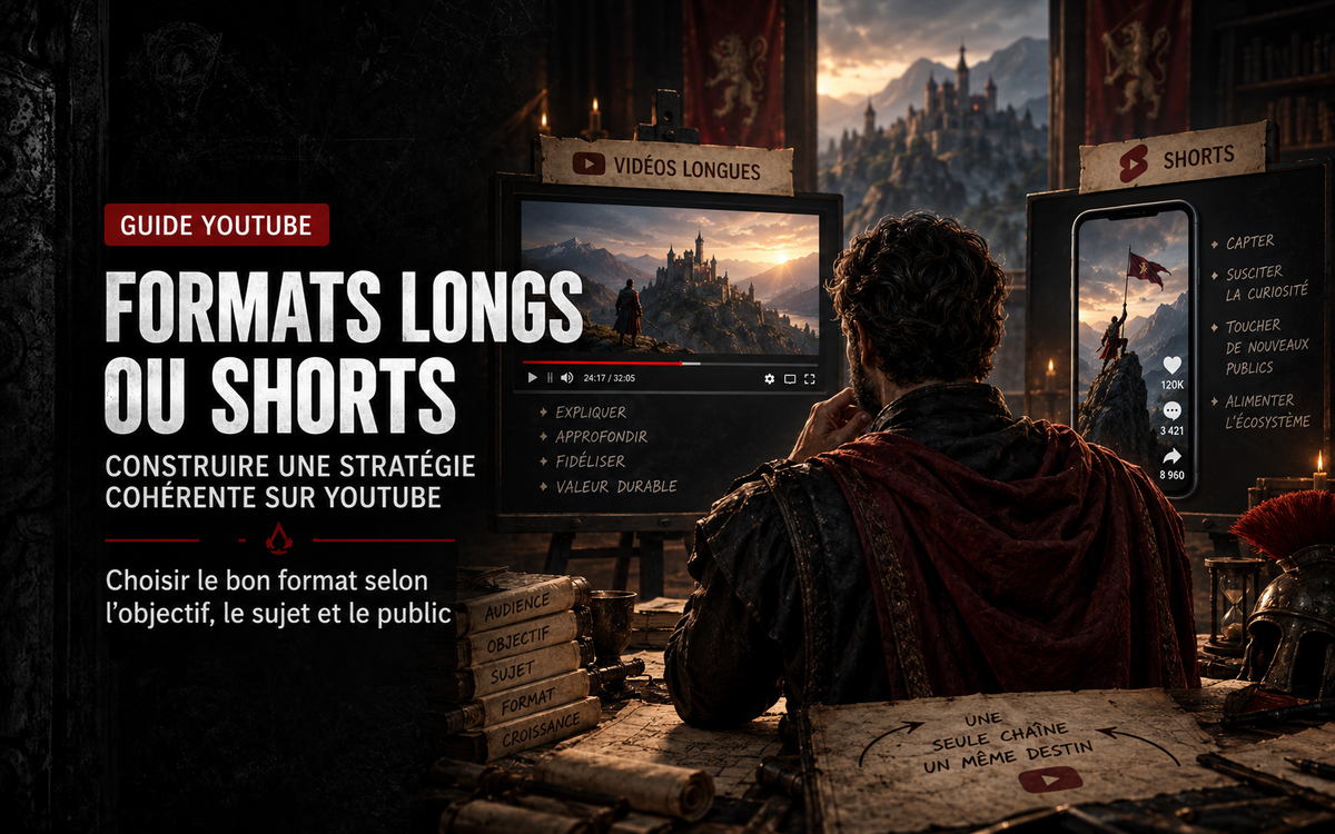 Formats longs ou Shorts : construire une stratégie cohérente sur YouTube