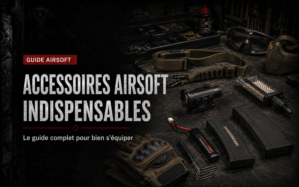 Les meilleurs accessoires Airsoft indispensables : le guide complet pour bien s'équiper