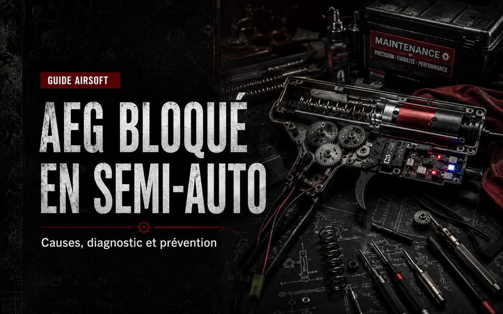 AEG bloqué en semi-auto : causes, diagnostic et prévention