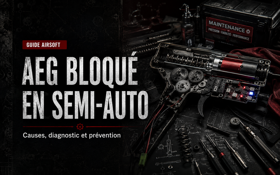 AEG bloqué en semi-auto : causes, diagnostic et prévention