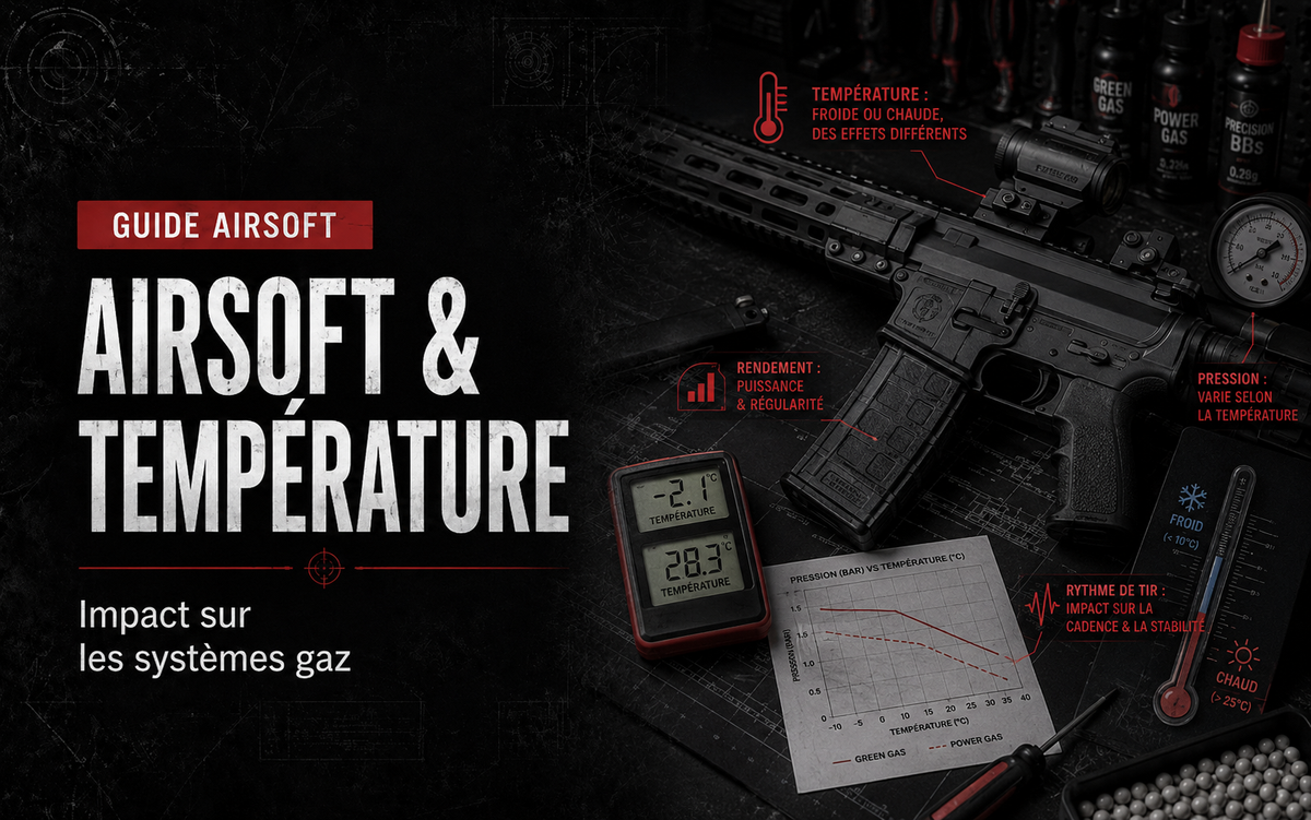 Airsoft et température : comprendre l’impact sur les systèmes gaz