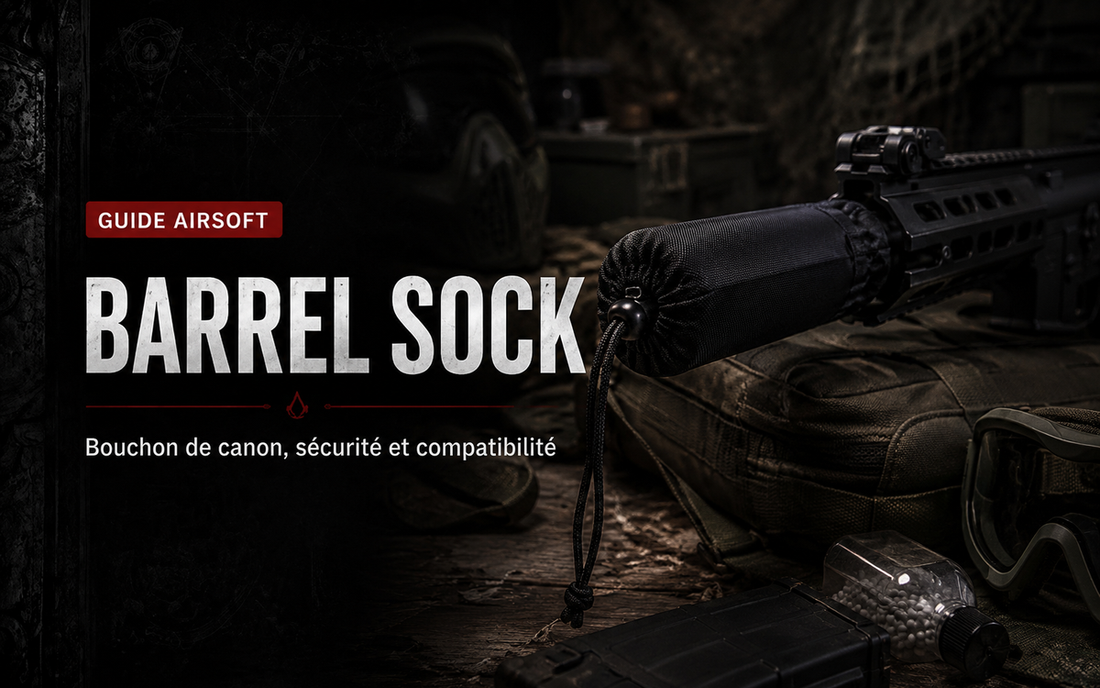 Barrel sock Airsoft : bouchon de canon, sécurité et compatibilité