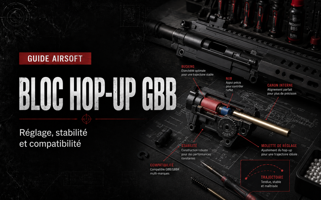 Bloc Hop-Up GBB et GBBR : réglage, stabilité et compatibilité