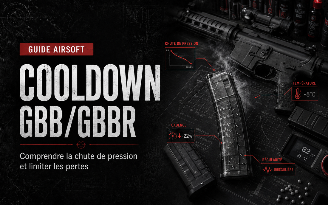 Cooldown GBB/GBBR : comprendre la chute de pression et limiter les pertes