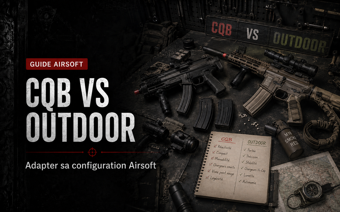 CQB vs outdoor : comment adapter sa configuration Airsoft