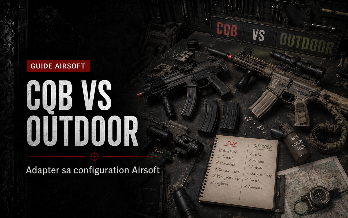 CQB vs outdoor : comment adapter sa configuration Airsoft