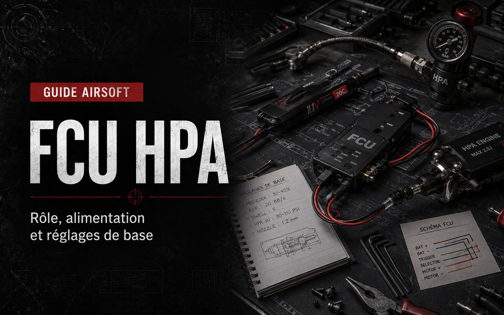 FCU HPA Airsoft : rôle, alimentation et réglages de base