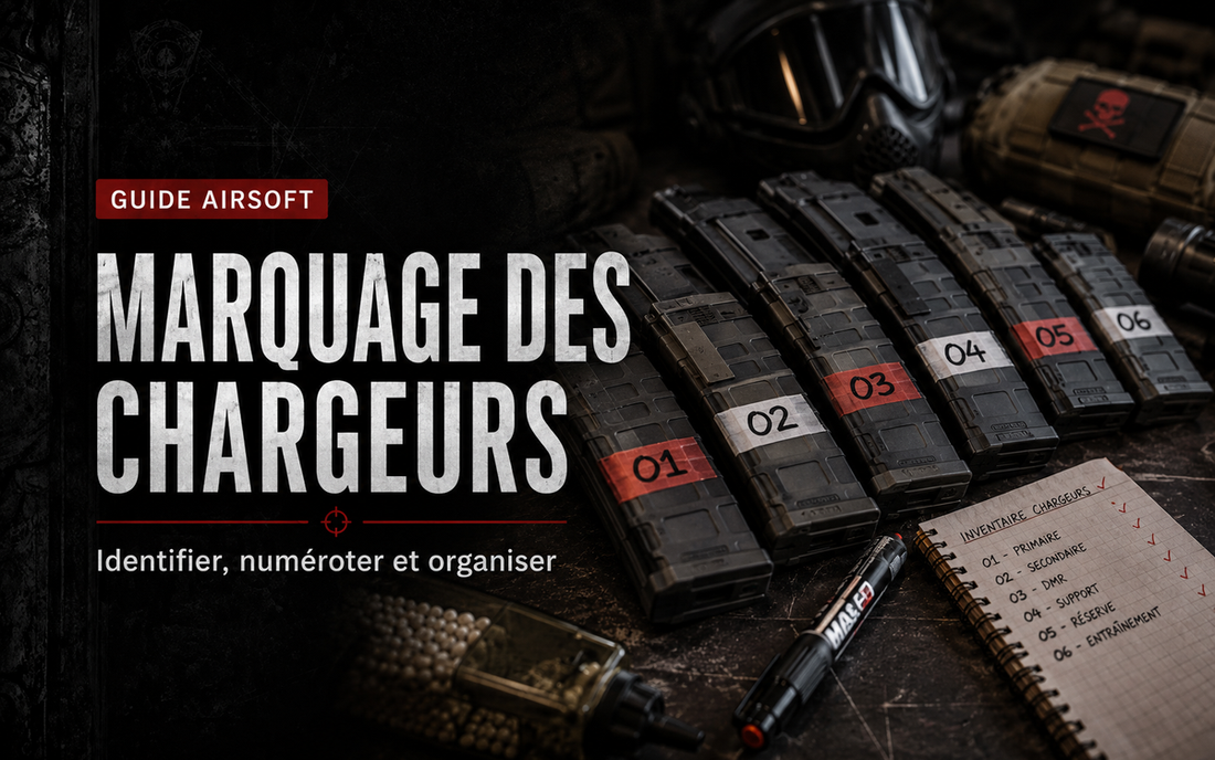 Marquage des chargeurs Airsoft : identifier, numéroter et organiser
