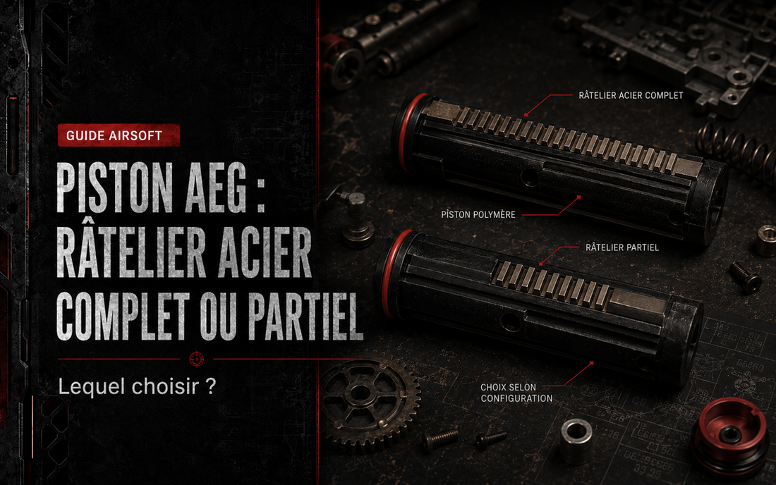 Piston AEG : râtelier acier complet ou partiel, lequel choisir ?