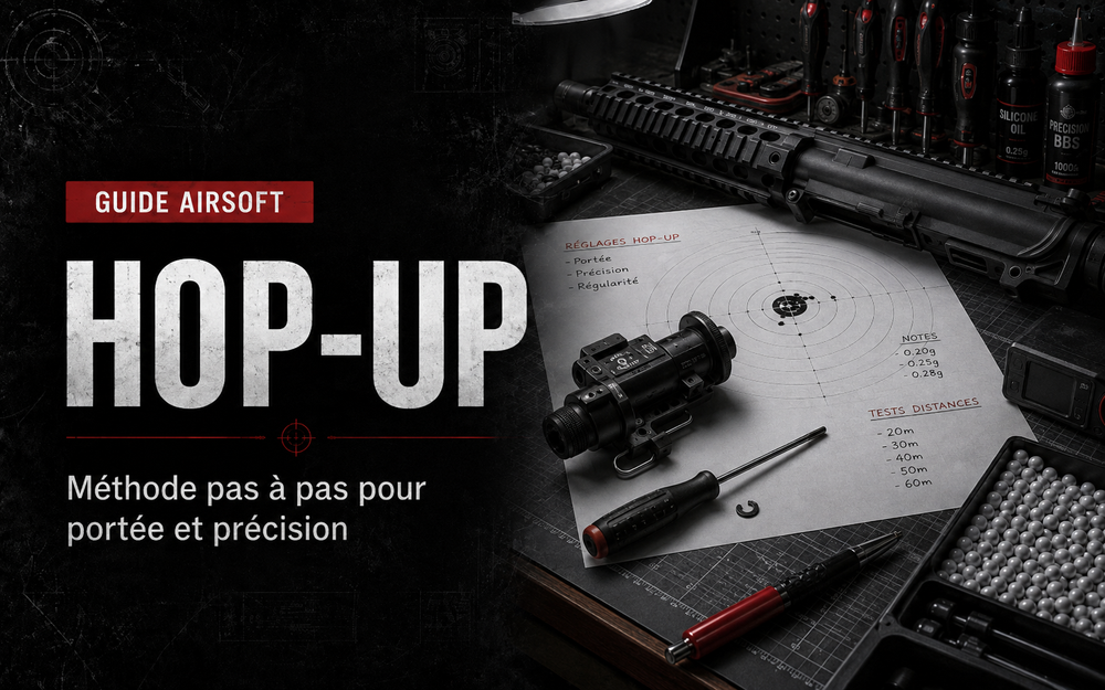 Régler son Hop-Up Airsoft : méthode pas à pas pour portée et précision
