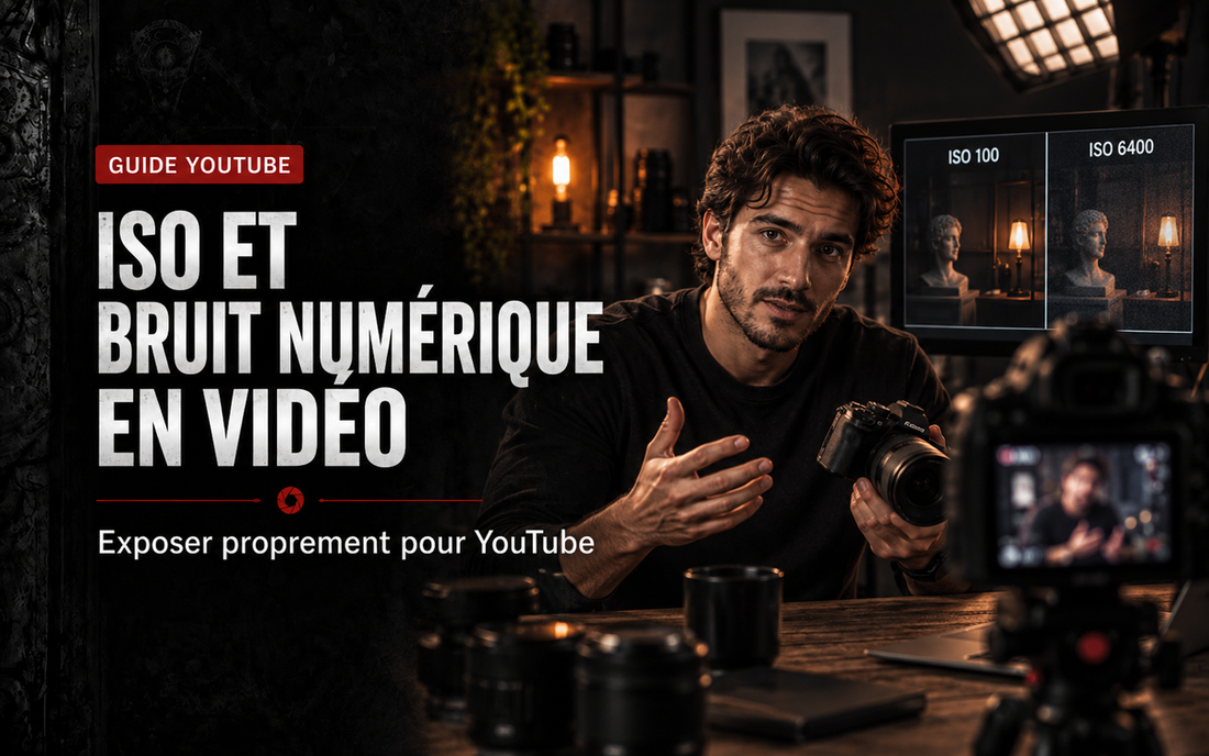 ISO et bruit numérique en vidéo : exposer proprement pour YouTube
