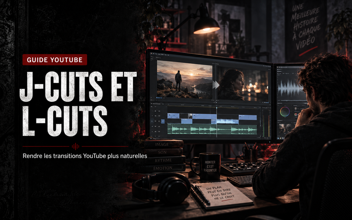 J-cuts et L-cuts : rendre les transitions YouTube plus naturelles