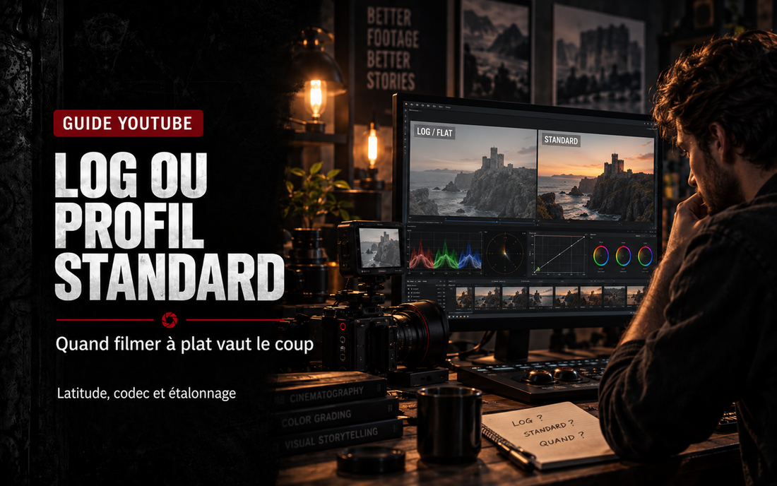 Log ou profil standard pour YouTube : quand filmer à plat vaut le coup