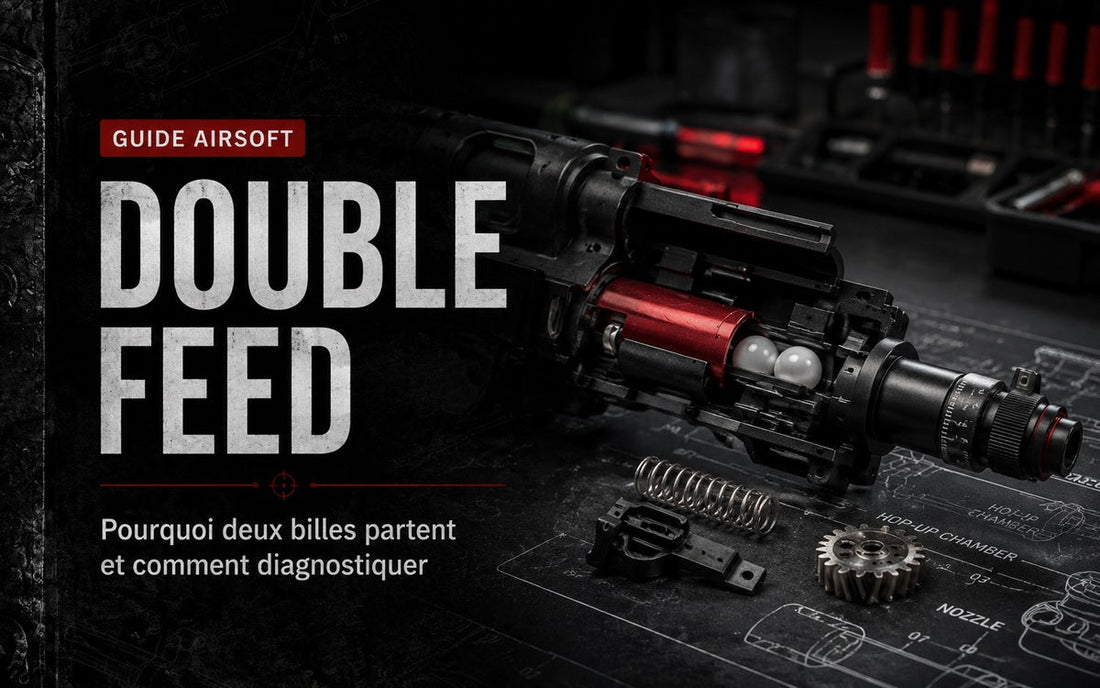 Double feed Airsoft : pourquoi deux billes partent et comment diagnostiquer