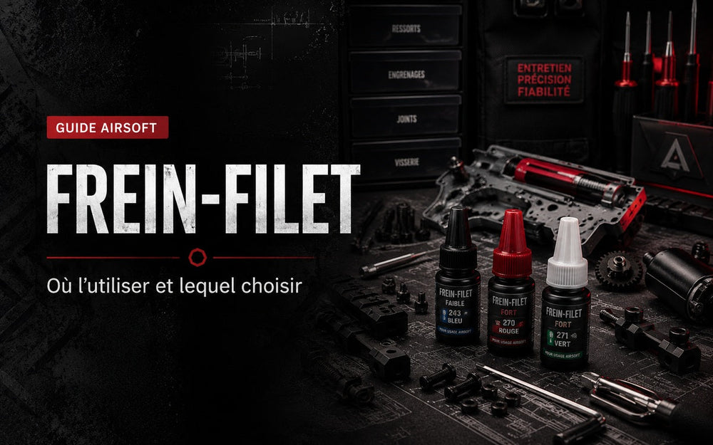 Frein-filet en Airsoft : faible, moyen ou fort ?