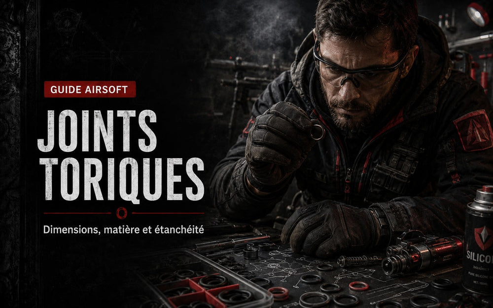 Joints toriques Airsoft : dimensions, matière et étanchéité