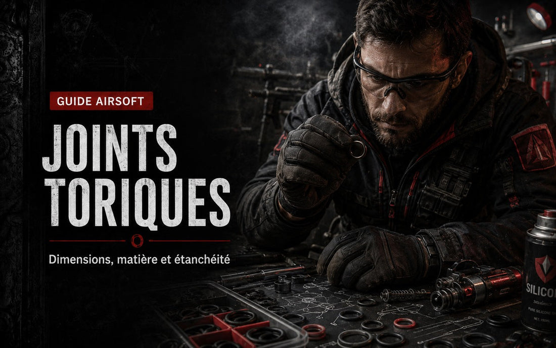 Joints toriques Airsoft : dimensions, matière et étanchéité