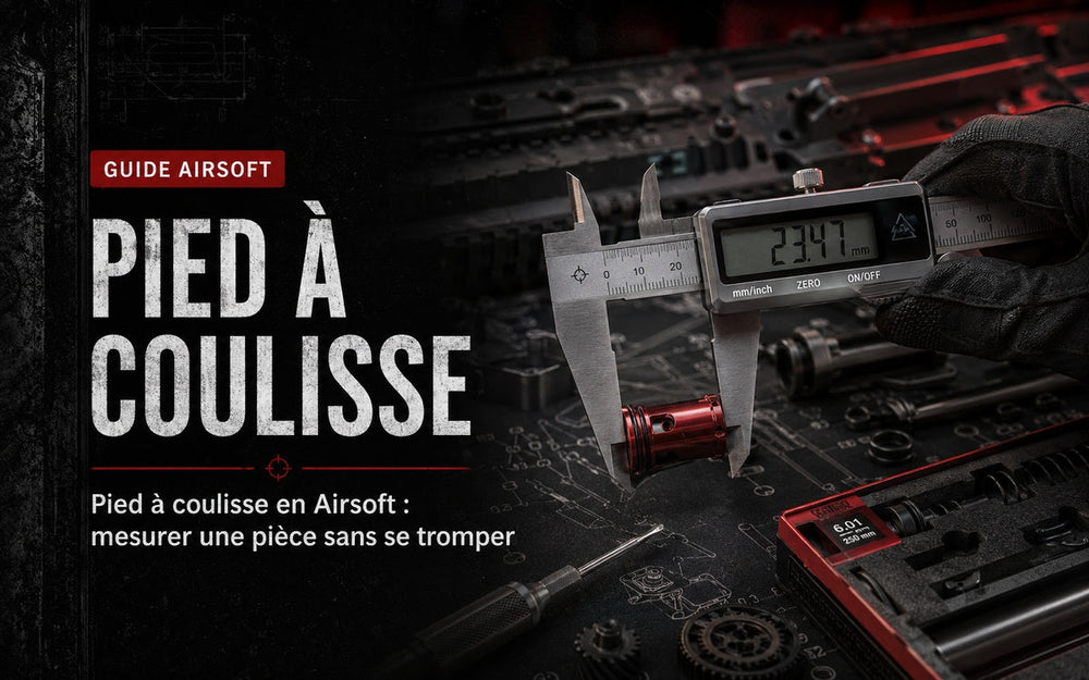 Pied à coulisse en Airsoft : mesurer une pièce sans se tromper