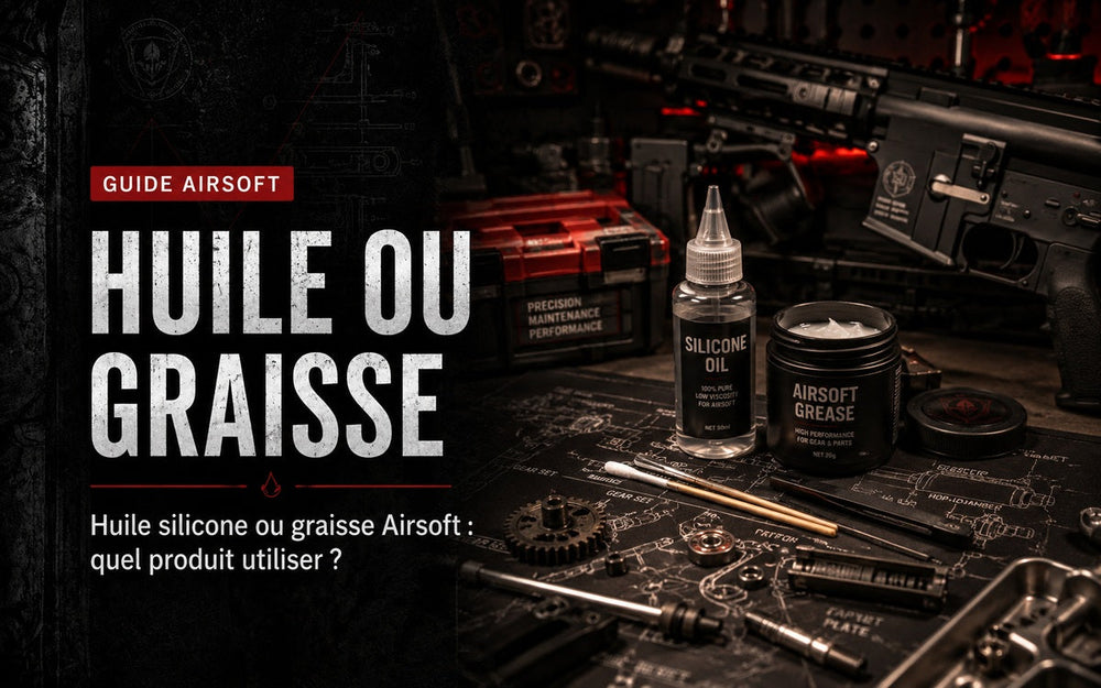 Huile silicone ou graisse Airsoft : quel produit utiliser ?