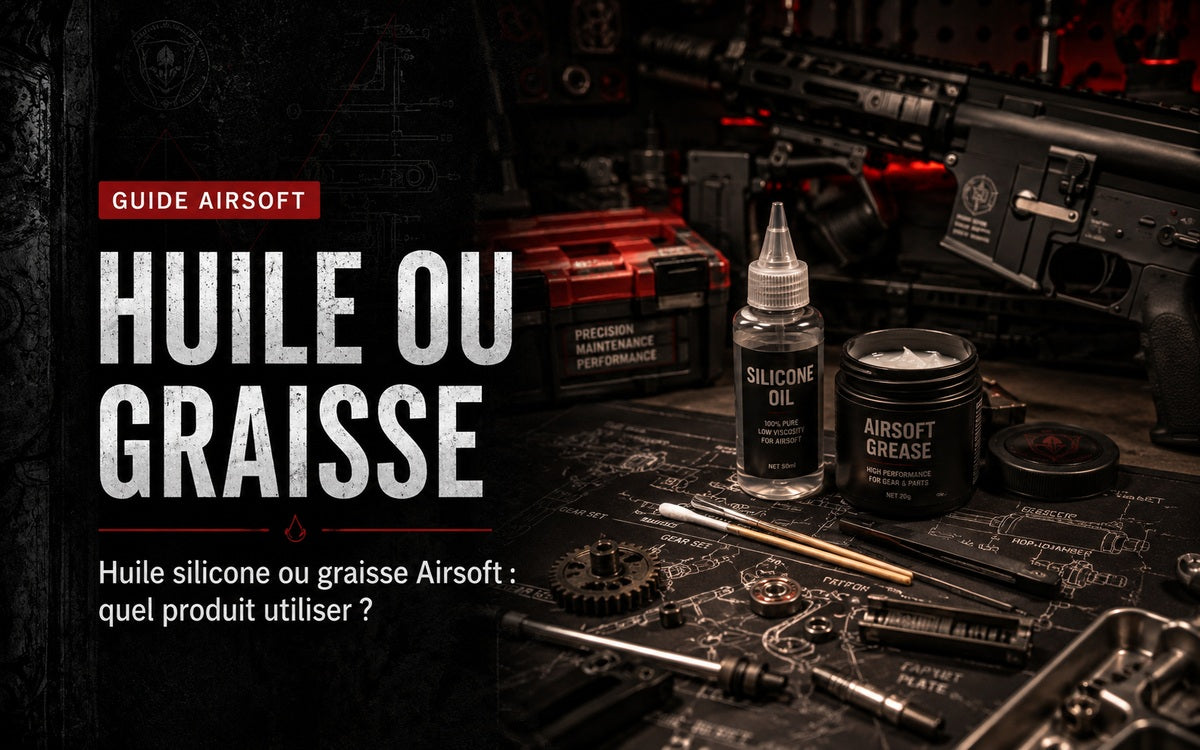 Huile silicone ou graisse Airsoft : quel produit utiliser ?