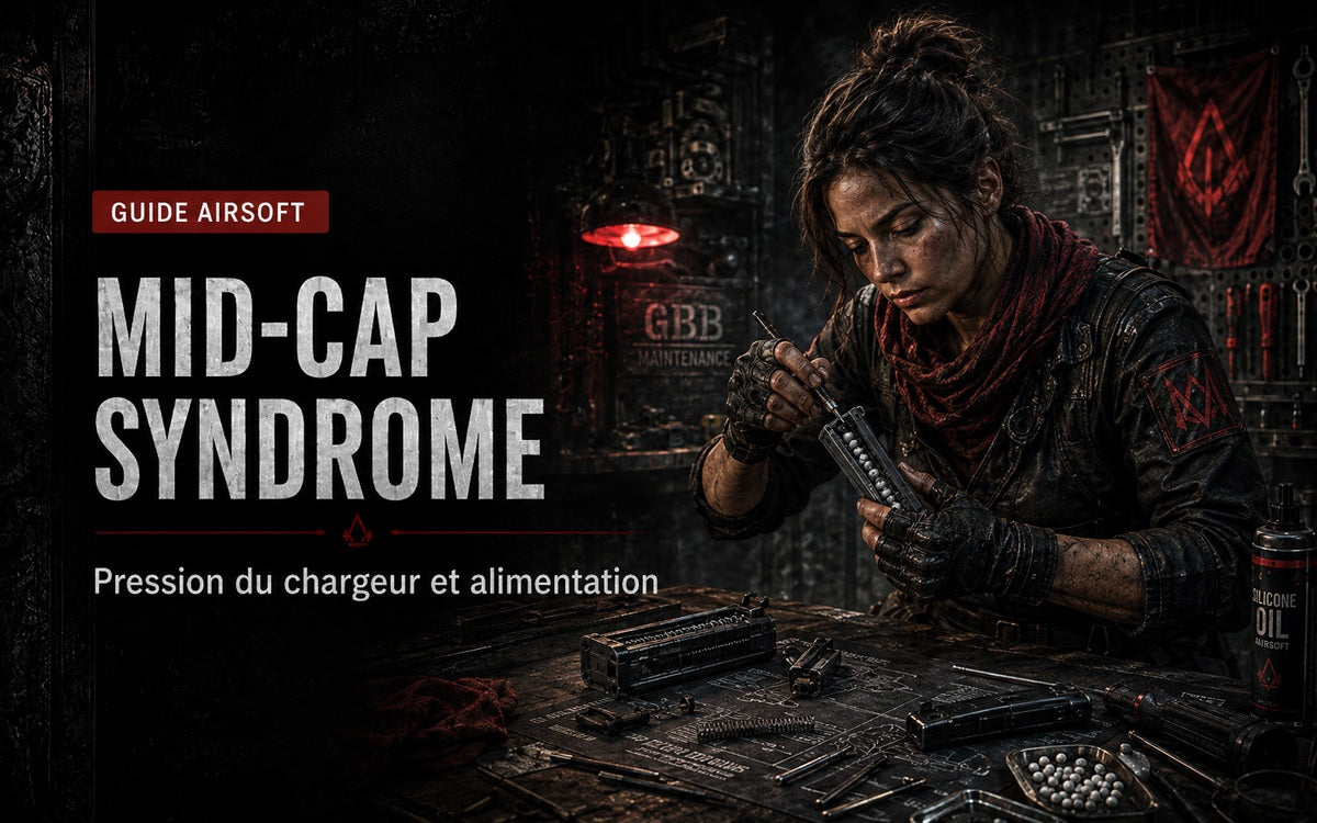 Mid-cap syndrome Airsoft : quand la pression du chargeur perturbe l’alimentation