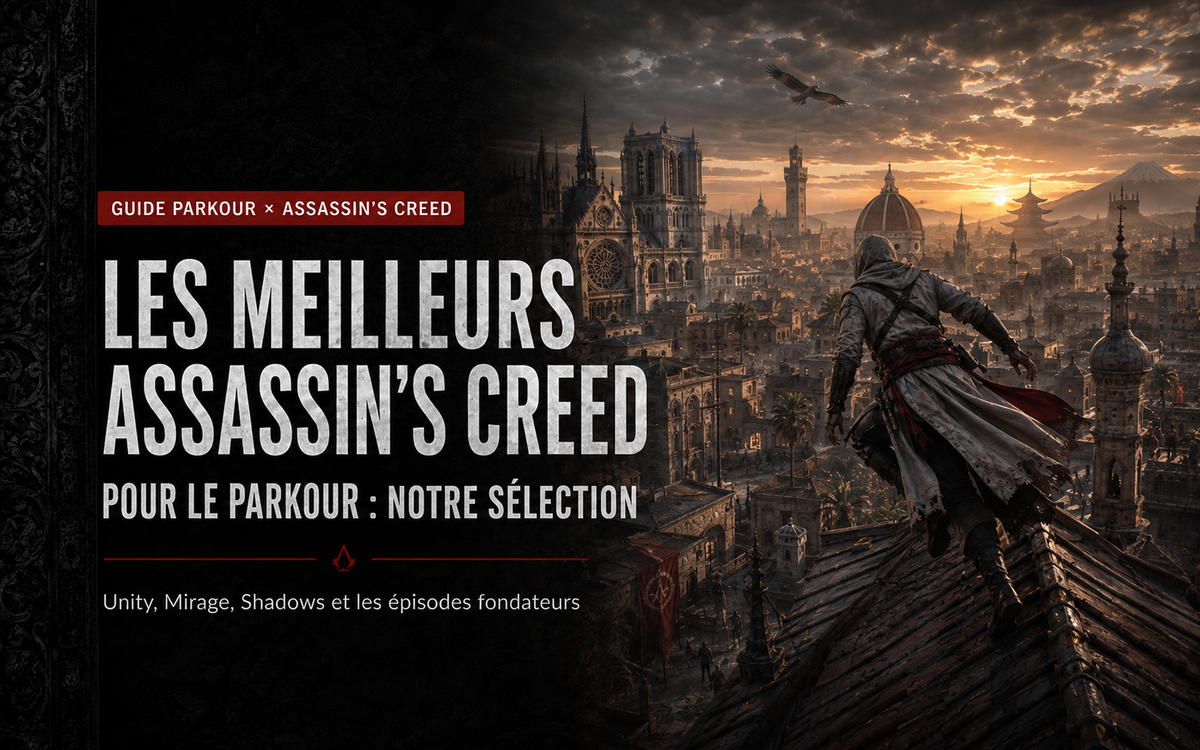 Les meilleurs Assassin’s Creed pour le Parkour : notre sélection