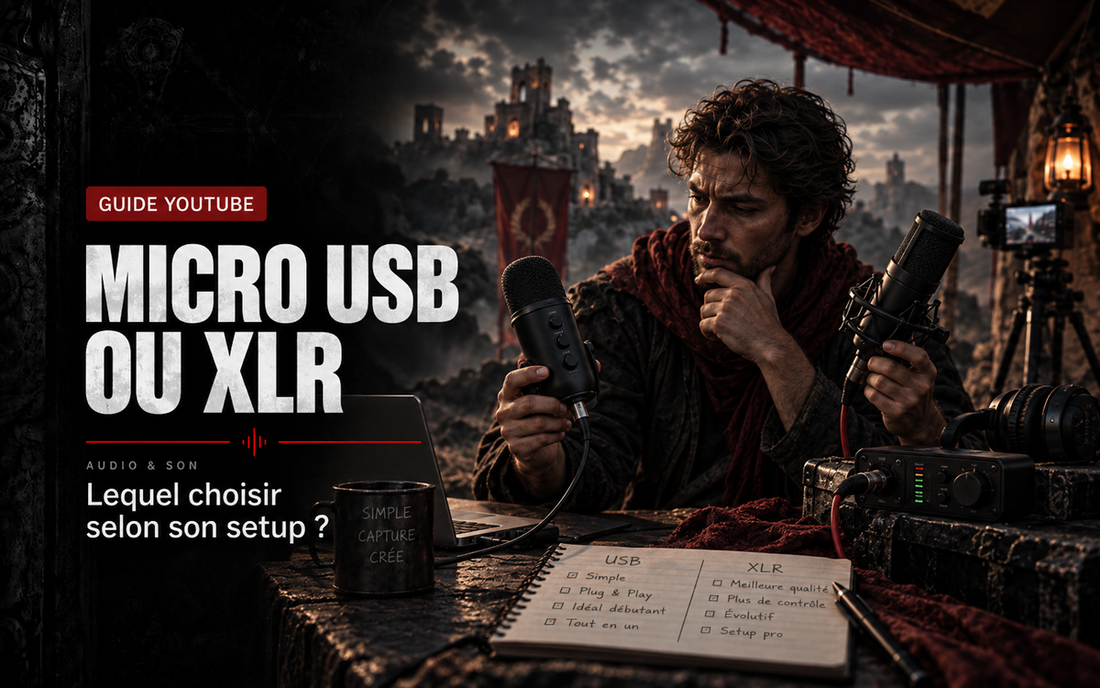 Micro USB ou XLR pour YouTube : lequel choisir selon son setup ?
