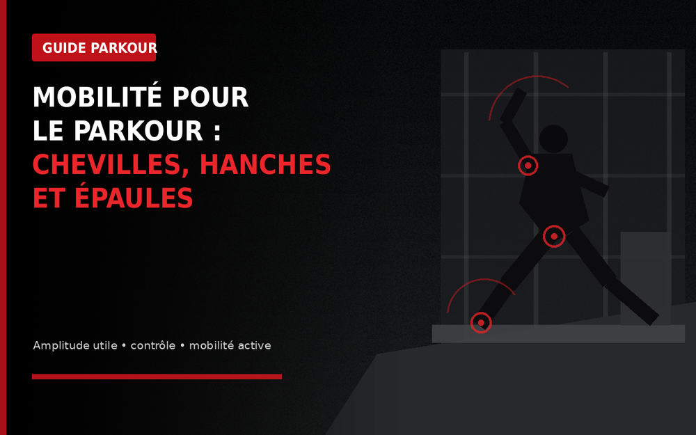Mobilité pour le Parkour : chevilles, hanches et épaules