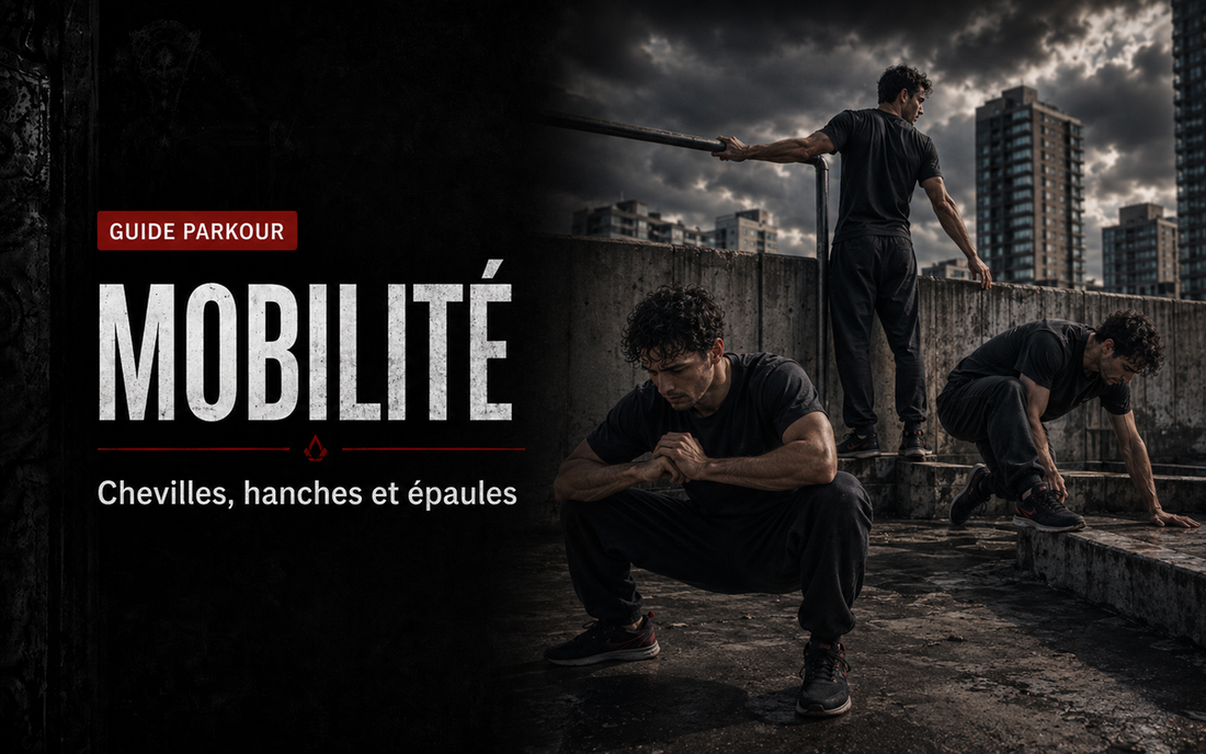 Mobilité pour le Parkour : chevilles, hanches et épaules