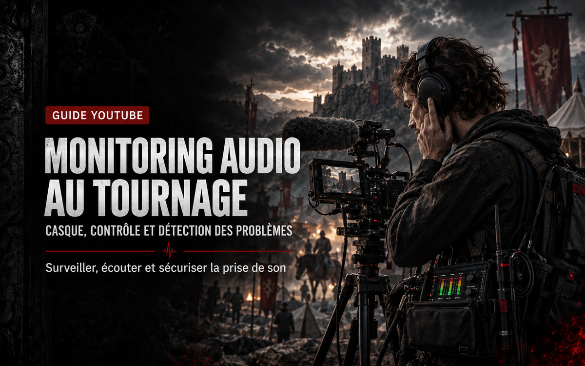 Monitoring audio au tournage : casque, contrôle et détection des problèmes