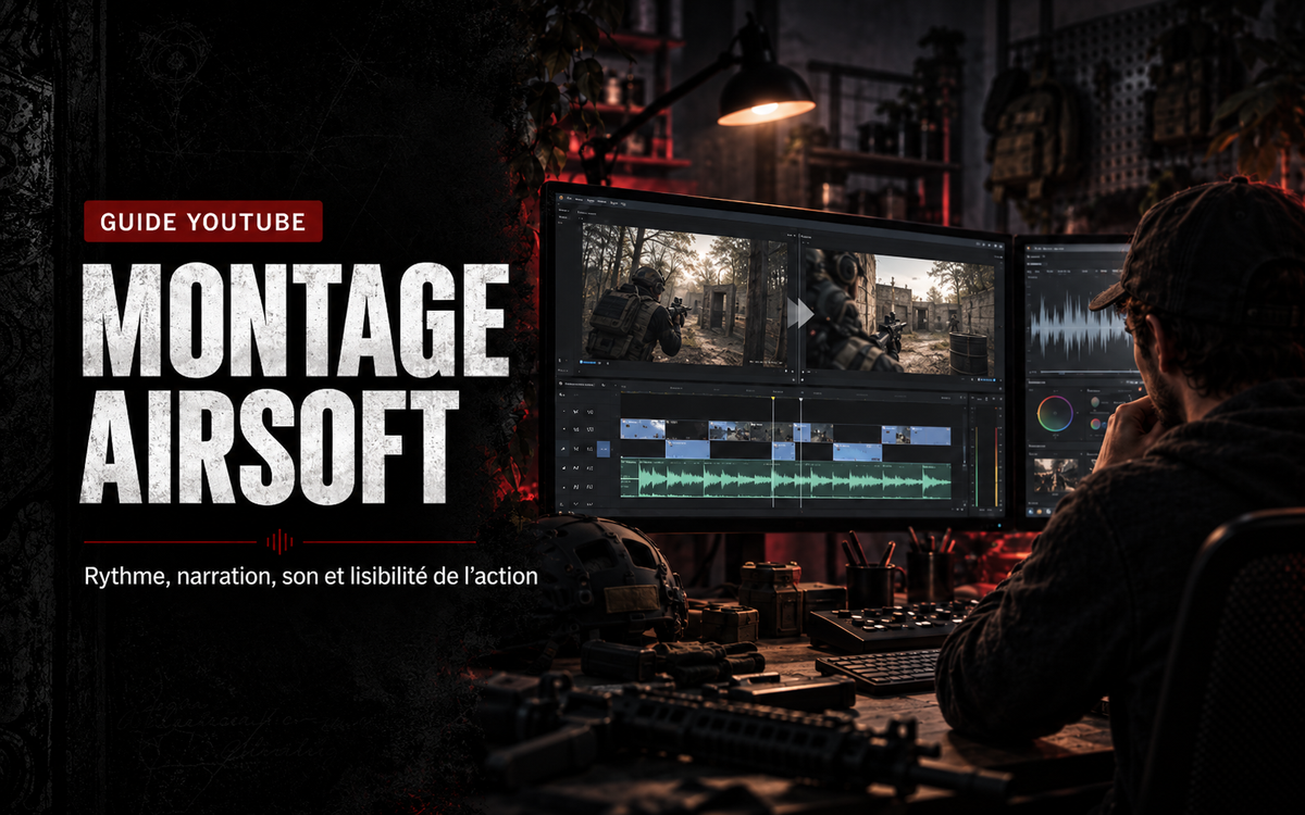 Monter une vidéo Airsoft : rythme, narration, son et lisibilité de l’action