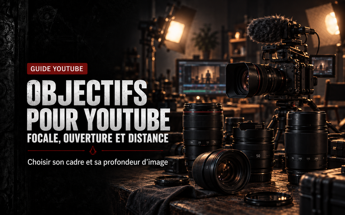 Objectifs pour YouTube : focale, ouverture et distance de tournage