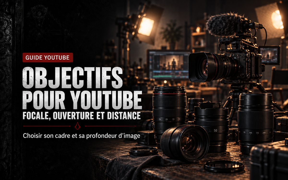 Objectifs pour YouTube : focale, ouverture et distance de tournage