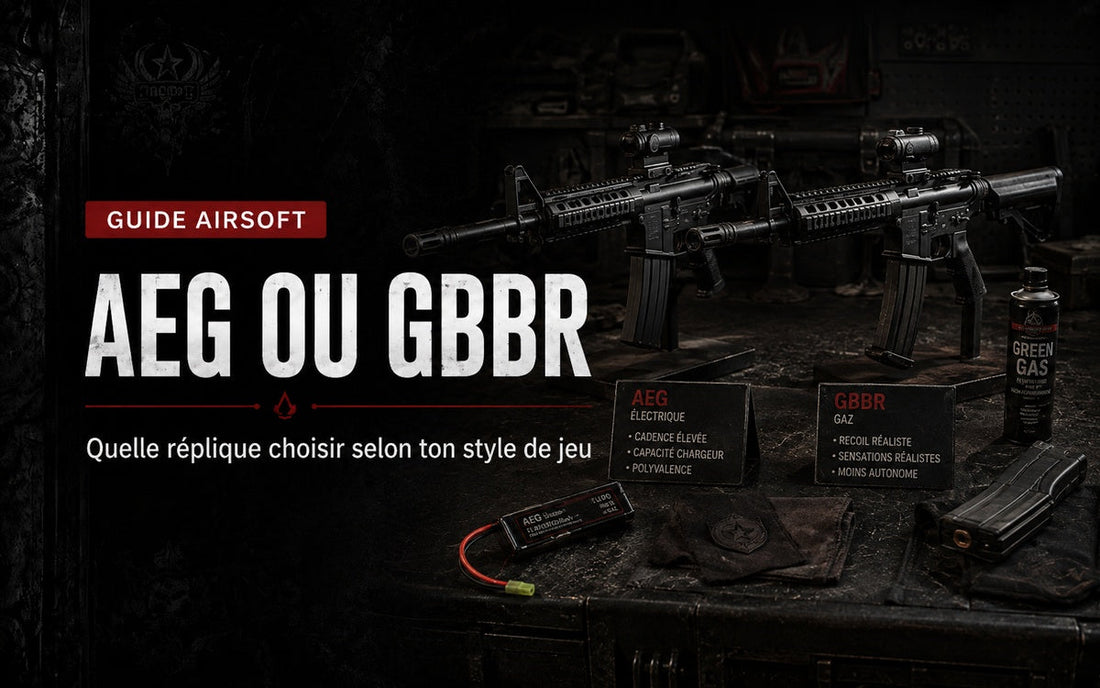 AEG vs GBBR : quelle réplique Airsoft choisir ?