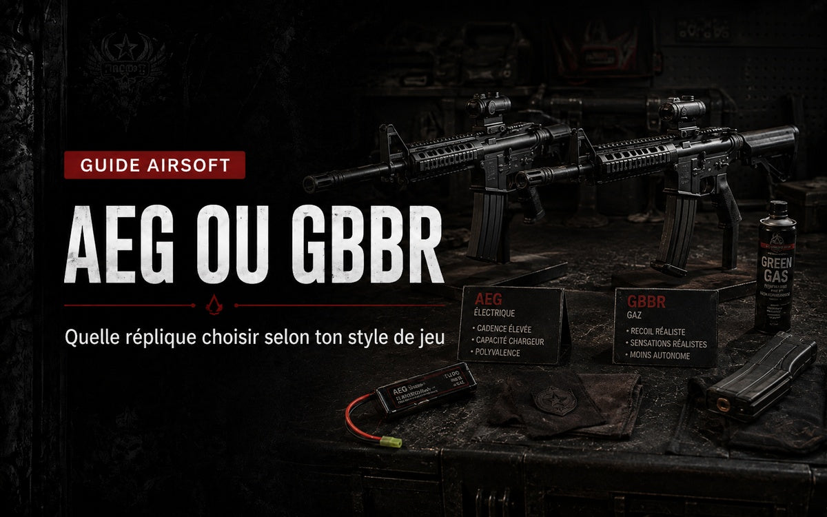 AEG vs GBBR : quelle réplique Airsoft choisir ?