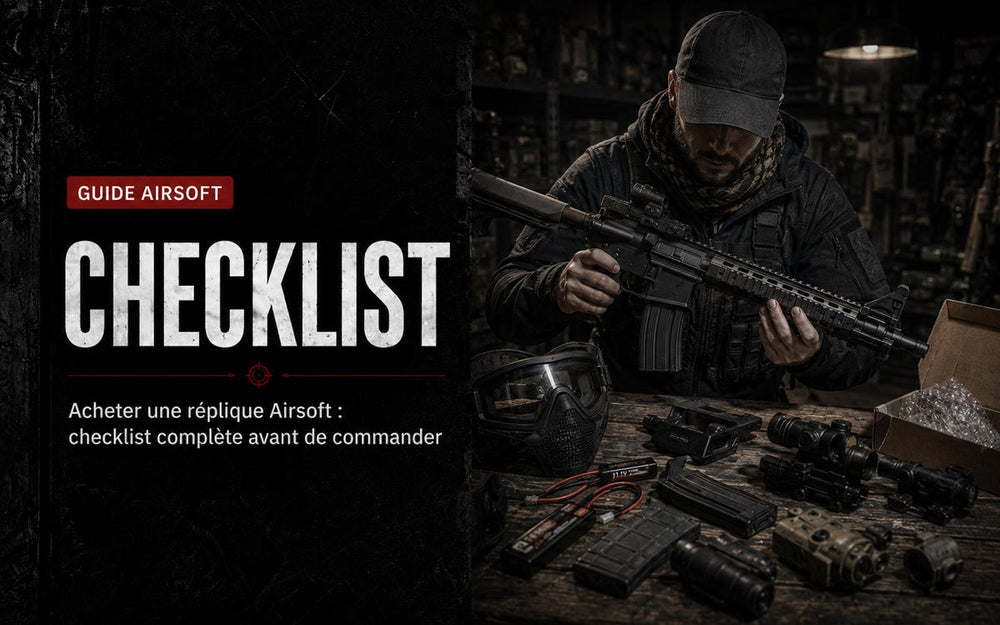 Acheter une réplique Airsoft : checklist complète avant de commander