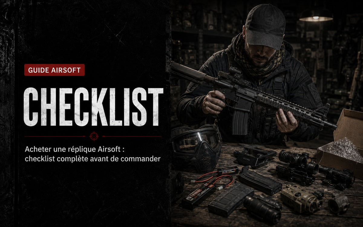 Acheter une réplique Airsoft : checklist complète avant de commander